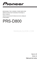 Pioneer PRS-D800 Посібник користувача