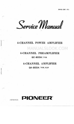 Pioneer QA-800A Manuale di servizio