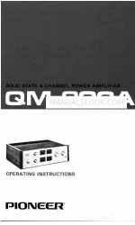 Pioneer QM-800A Manual de instrucciones