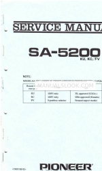 Pioneer SA-5200 KC Service Manual