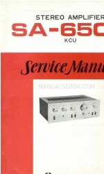 Pioneer SA-6500 Manual de servicio