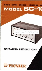 Pioneer SC-100 Manual de Instruções