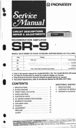 Pioneer SR-9 Servicehandleiding