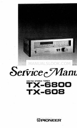 Pioneer TX-608 Service-Handbuch