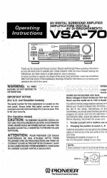 Pioneer VSA-700 Manual