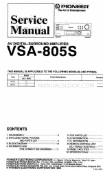 Pioneer VSA-805S Service Manual