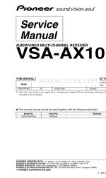 Pioneer VSA-AX10i-S Manuale di servizio