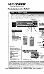 Pioneer BARCODE CLD-V2600 Информационный бюллетень о продукции