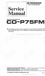 Pioneer CD-P75FM Manual de servicio