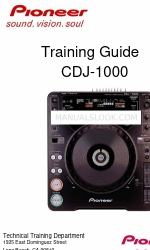 Pioneer CDJ-1000 Manual de formación