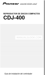 Pioneer CDJ-400 - Cd/Media Player (Guide d'installation du pilote