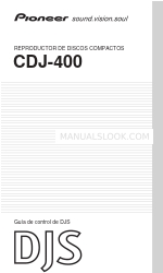 Pioneer CDJ-400 - Cd/Media Player (Espagnol) Guía De Control De Djs