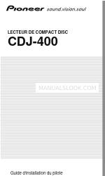 Pioneer CDJ-400 - Cd/Media Player (Fransızca) Manual D'installation Du Pilote