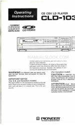 Pioneer CLD-1030 Instrucciones de uso