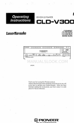 Pioneer CLD-V300 Operating Instructions Manual