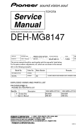 Pioneer DEH-MG8147 Service Manual