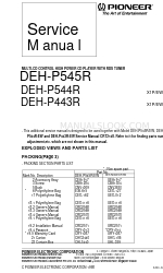 Pioneer DEH-P443R Service Manual