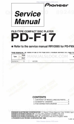 Pioneer Elite PD-F17 Service Manual