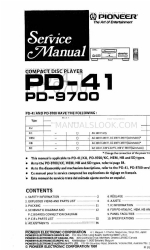 Pioneer PD-41 Manuale di servizio