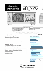 Pioneer PD-F907 Manuel d'utilisation