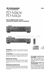 Pioneer PD-M406 Panduan Petunjuk Pengoperasian