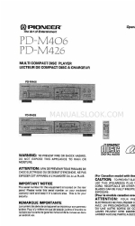 Pioneer PD-M406 取扱説明書