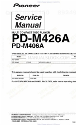 Pioneer PD-M406A Service Manual