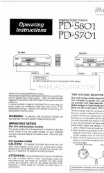 Pioneer PD-S701 取扱説明書