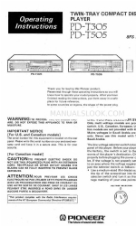 Pioneer PD-T305 Manuel d'utilisation