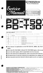 Pioneer PD-T507 Service Manual