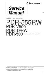 Pioneer PDR-509 Service-Handbuch