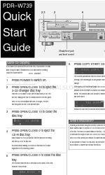 Pioneer PDR-W739 Quick Start Manual