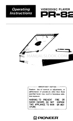 Pioneer PR-8210 Manual de Instruções