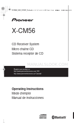 Pioneer X-CM56 Manual de Instruções