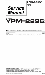 Pioneer YPM-2296ZF Manual de servicio