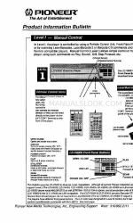 Pioneer BARCODE CLD-V2400 Информационный бюллетень о продукции