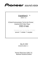 Pioneer DataMan2 1.04 Manual do software