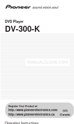 Pioneer DV-300-K Manuale di istruzioni per l'uso