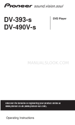 Pioneer DV-490V-K Operating Instructions Manual