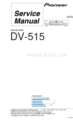 Pioneer DV-515 Service-Handbuch