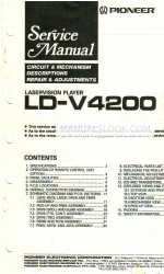 Pioneer LD-V4200 Посібник з експлуатації