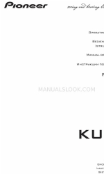 Pioneer KURO PDP-S64 Operating Instructions Manual