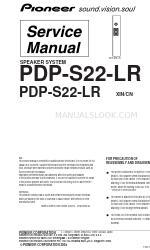 Pioneer PDP-S22-LR Manuale di servizio