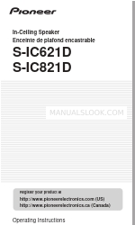 Pioneer PIONEER S-IC821D Operating Instructions Manual