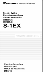 Pioneer S-1EX Operating Instructions Manual