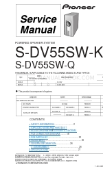 Pioneer S-DV555SW-Q Service Manual