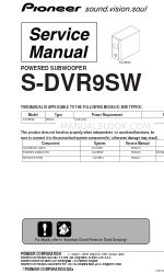 Pioneer S-DVR9SW Service Manual