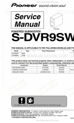 Pioneer S-DVR9SW Service Manual