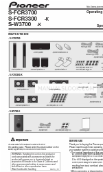 Pioneer S-FCR3300-K Kullanım Talimatları Kılavuzu