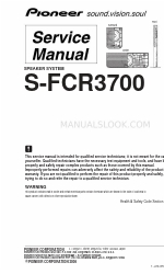 Pioneer S-FCR3700 Manual de servicio